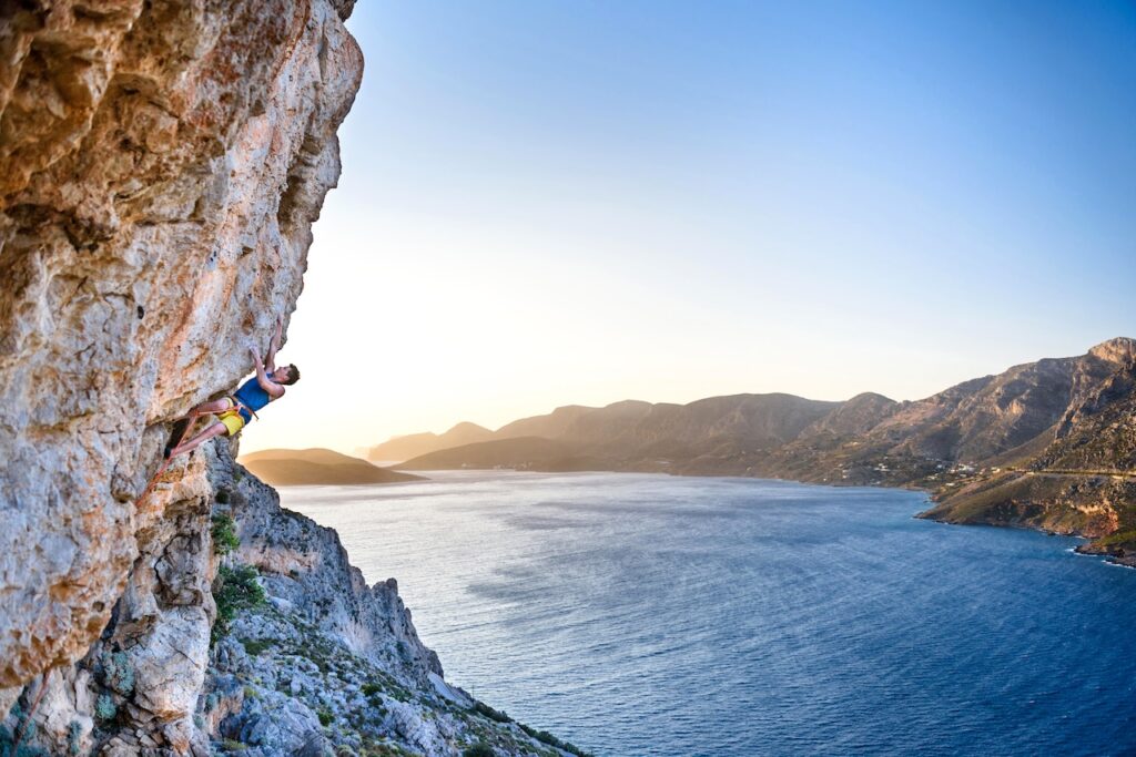 How sport climbing is helping to revitalize a Greek island .